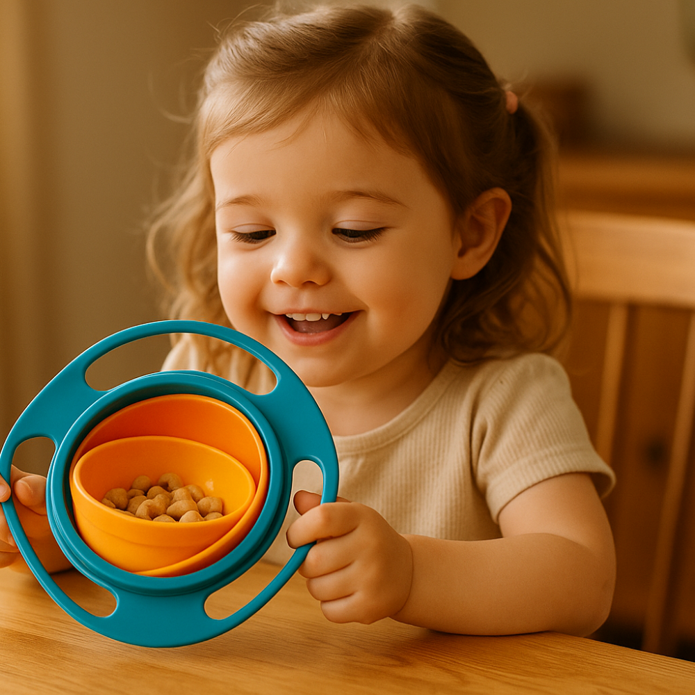 SpinNosh™ – Ciotola per bambini anti-rovesciamento a 360°