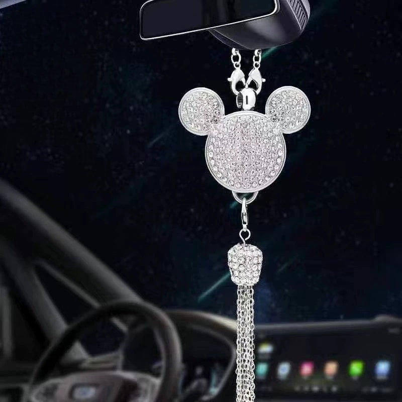 Porta-profumo Auto | Cristallo &amp; Lega di zinco | Decorazione scintillante &amp; Idea regalo