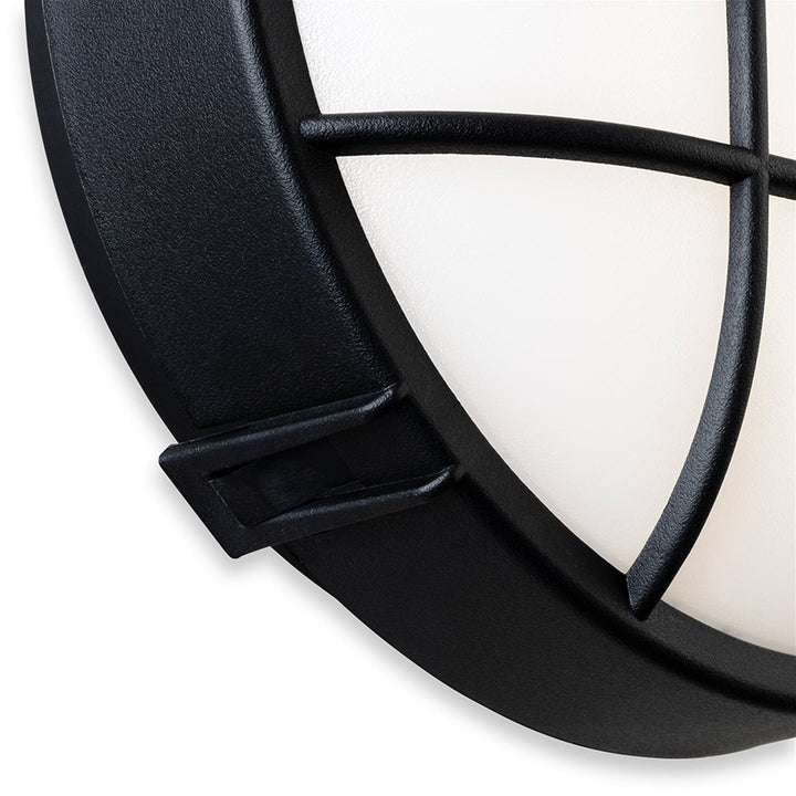 Lampada a LED da esterno Morgan Round Caged