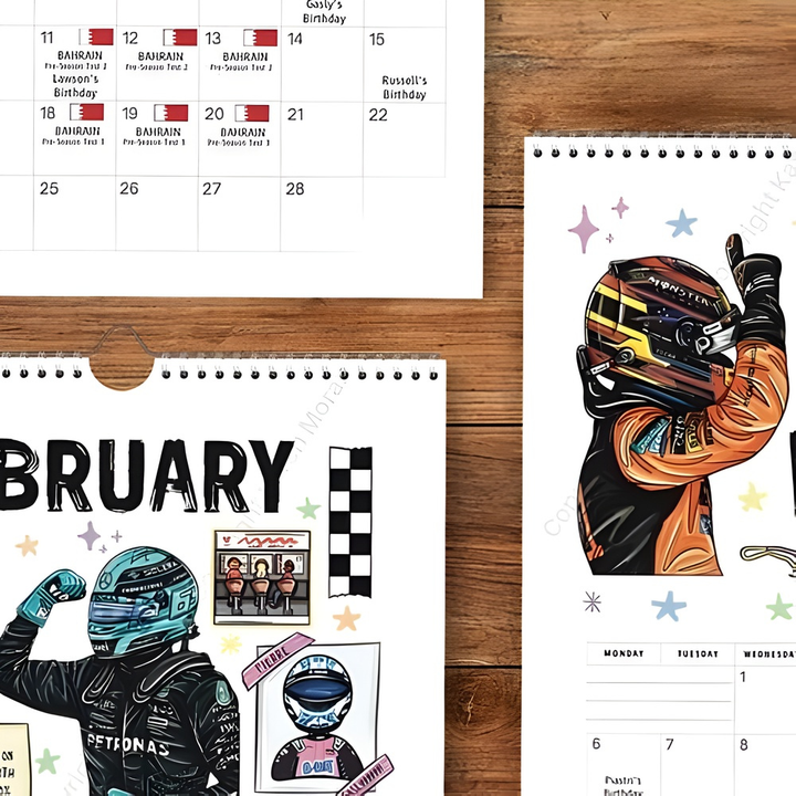 Racefolio™ – Calendario Premium F1 Fan Scrapbook 2026