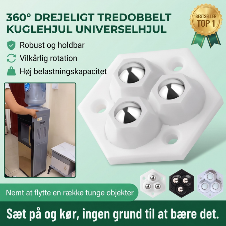 TriGlide™ – Ruote a sfere triple 360°