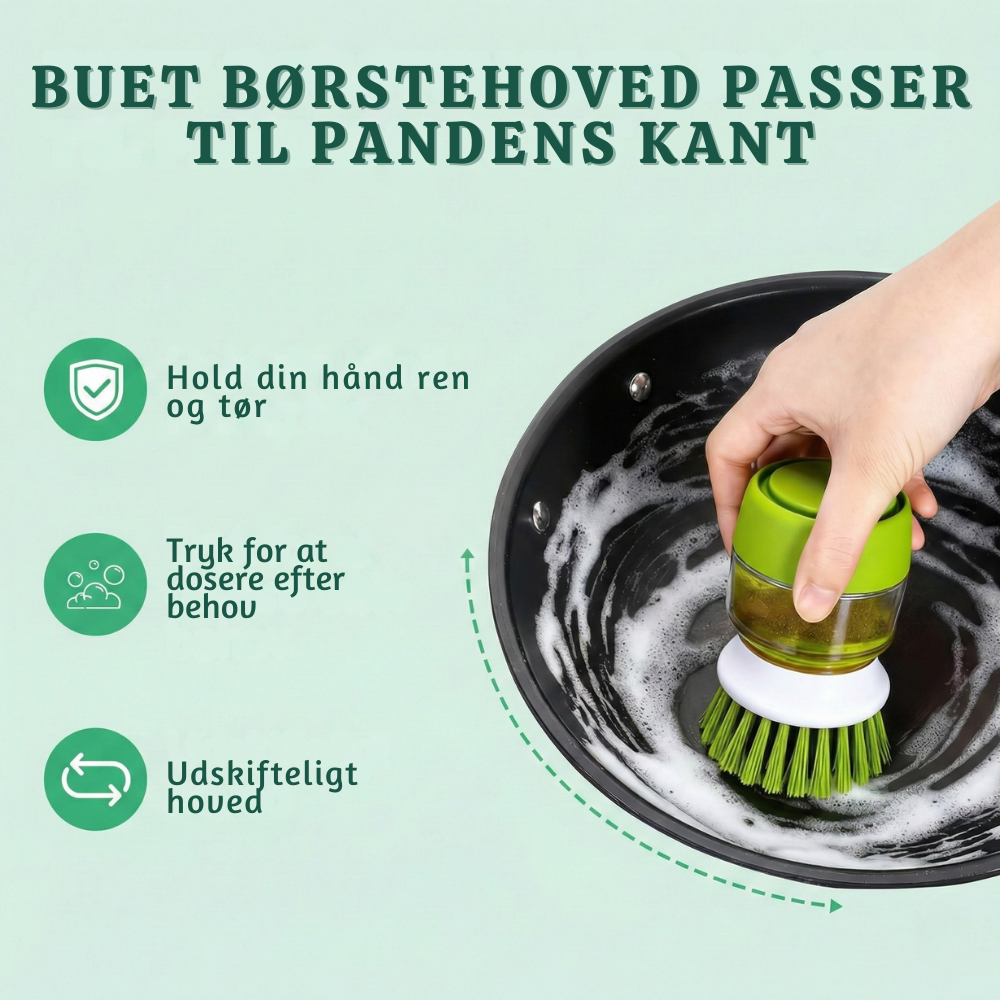 ScrubJet™ – Spazzola da Cucina con Distributore di Sapone Integrato