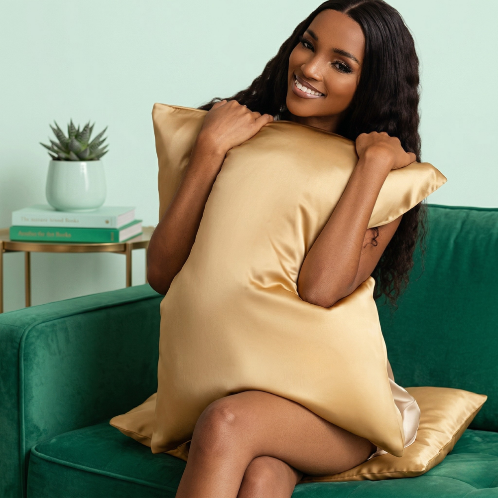 DreamSilk™ – Fodera per Cuscino in Seta di Lusso per Capelli e Cura della Pelle