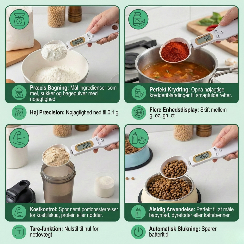 TrueGram™ – Cucchiaio dosatore digitale professionale