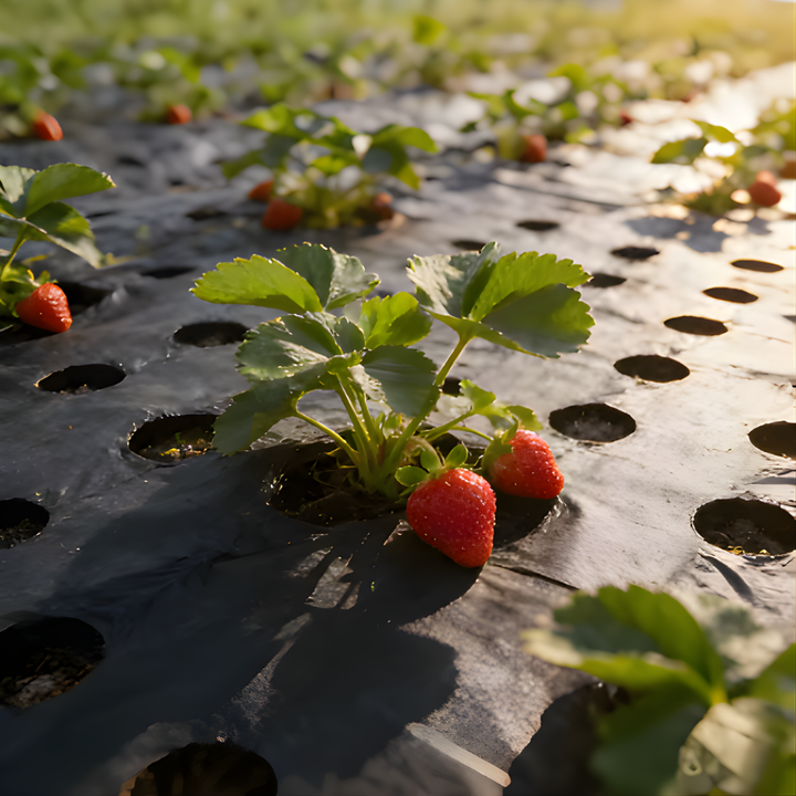 AgroBlock™ – Tissu de désherbage perforé pour couverture du sol