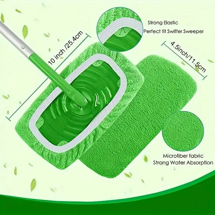 2+2 Gratuito | Panni riutilizzabili per Swiffer Sweeper™ - Pulizia sostenibile per tutte le superfici