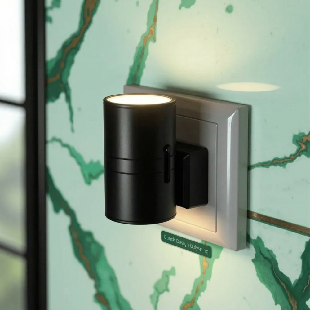 LiteSense™ – Sensore Intelligente di Luce Notturna da Incastro