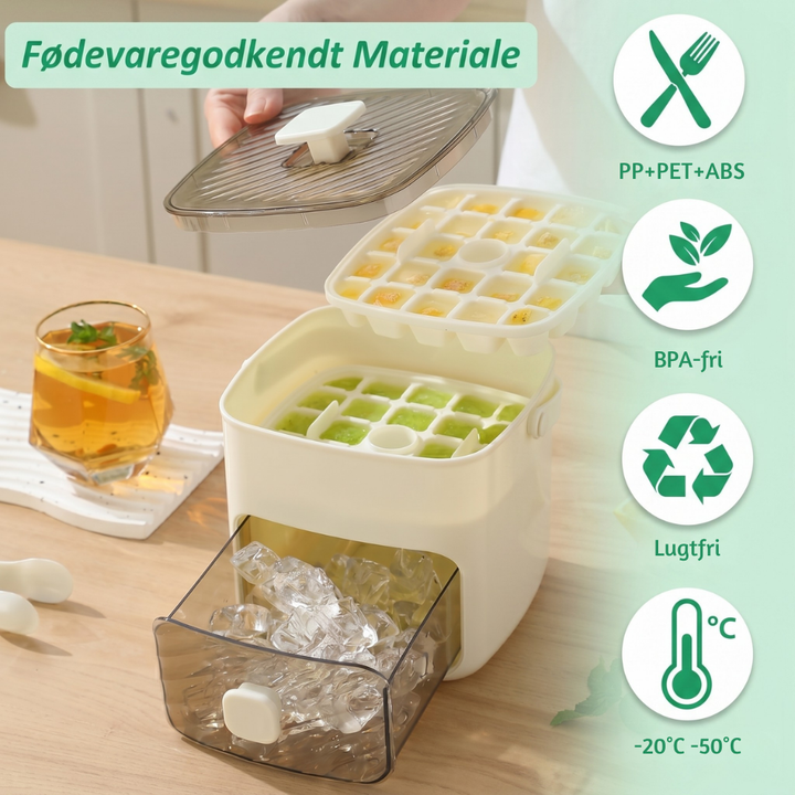 FrostBox™ – Contenitore per ghiaccio con Attivazione Rapida e Scatola di Conservazione