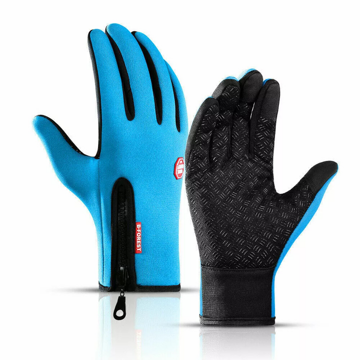 Guanti termici invernali con touchscreen – antivento e idrorepellenti, guanti unisex antiscivolo per ciclismo e clima freddo