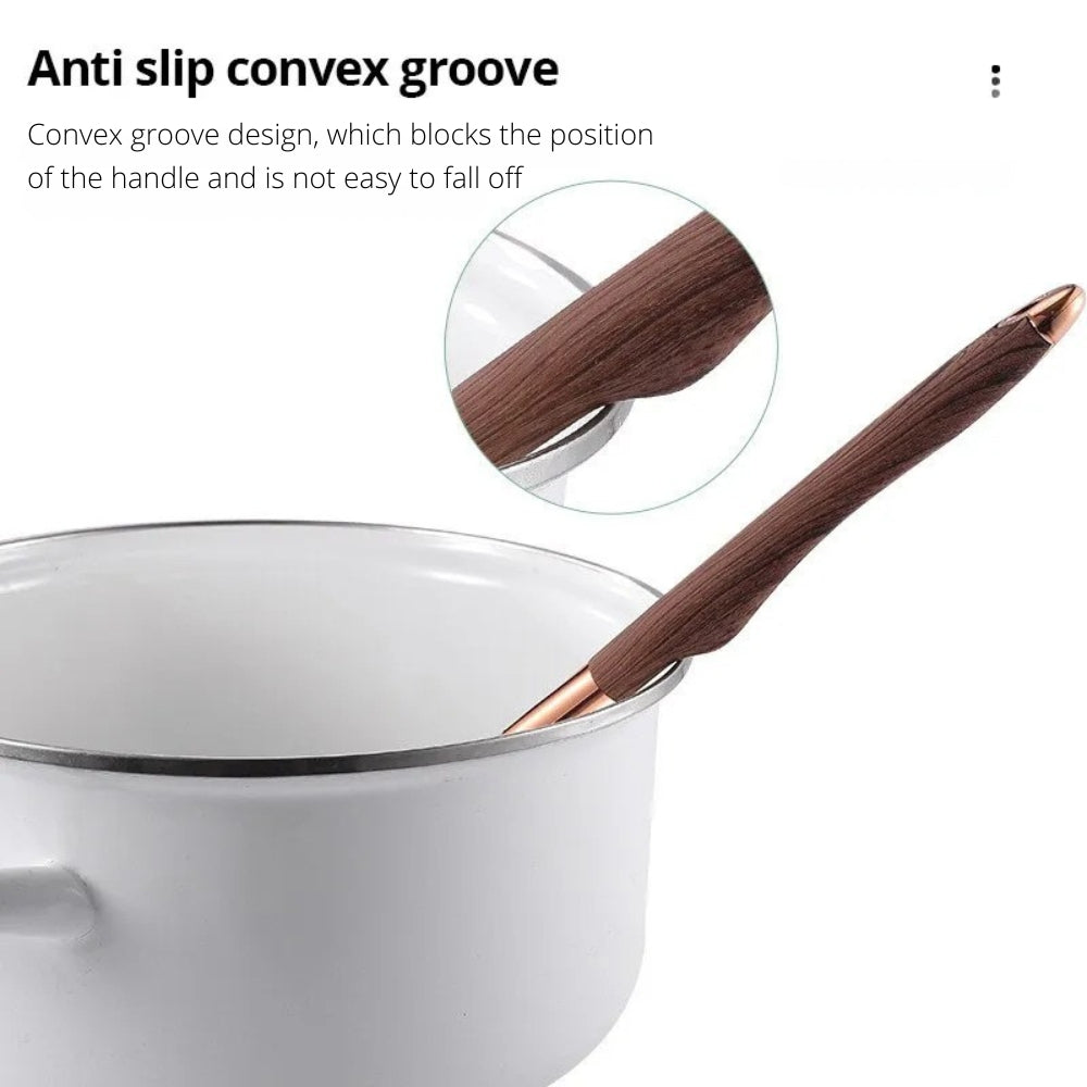 Utensili da Cucina in Silicone di Lusso | Set da 10 Pz