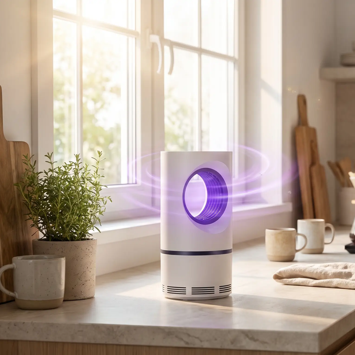 Trappola per Insetti con Luce UV - Uccide Zanzare e Mosche per Interno/Esterna