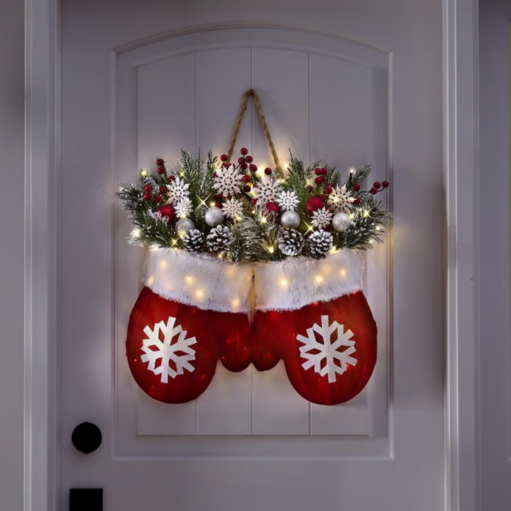 GlowMitts™ – Corona Luminescente Festiva per Natale