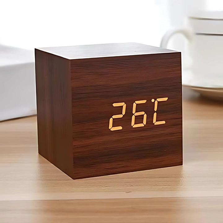 Orologio Alarm LED Moderno a Cubo