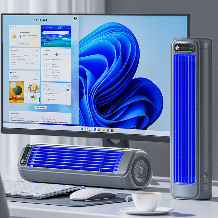 AirWave – Condizionatore Portatile Ricaricabile con 12 Ore di Durata della Batteria