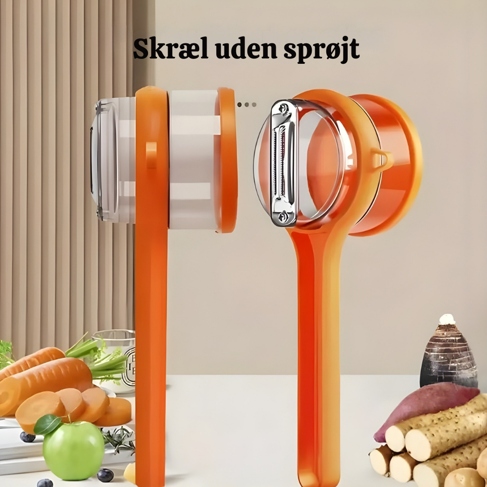 TidyPeel™ – Pelapatate Multifunzionale con Serbatoio per Rifiuti Integrato