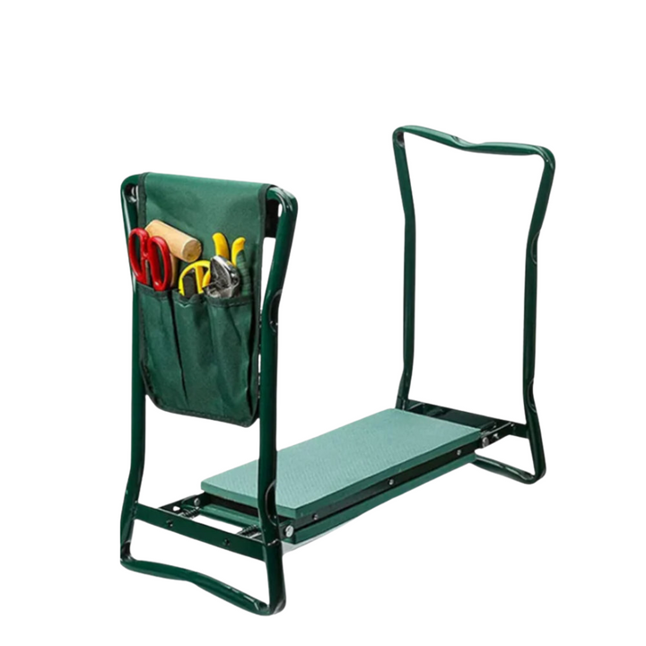 GardenEase™ – Coussin de genoux 2-en-1 et siège de jardin
