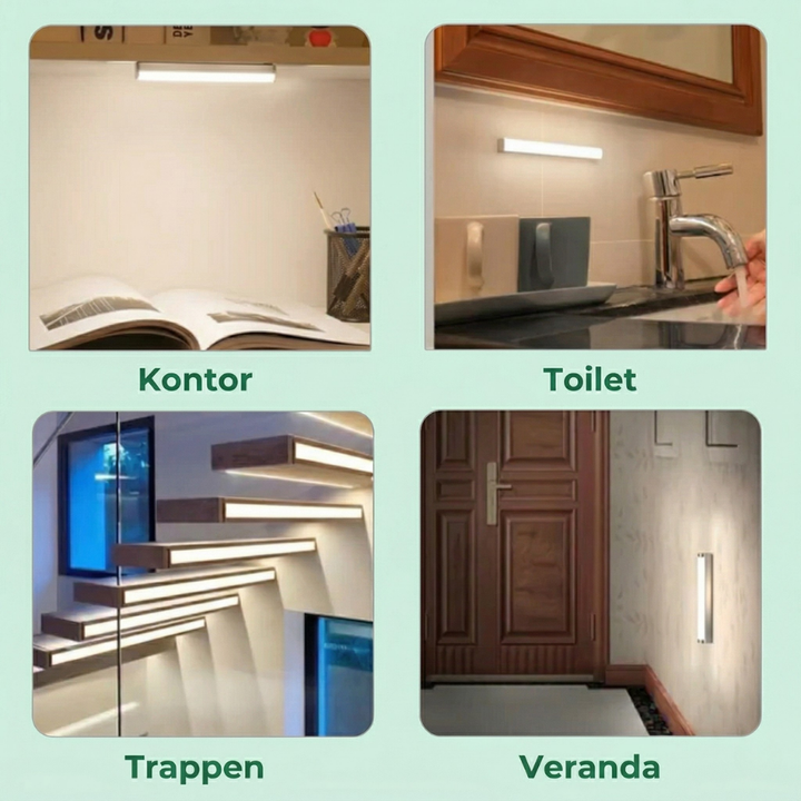 ShinePath™ – Smart Rail LED Senza Fili Con Sensore di Movimento