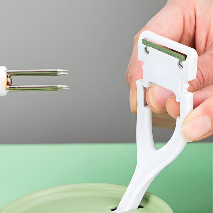 TwistPeel™ – Pelapatate a manovella regolabile per frutta e verdura