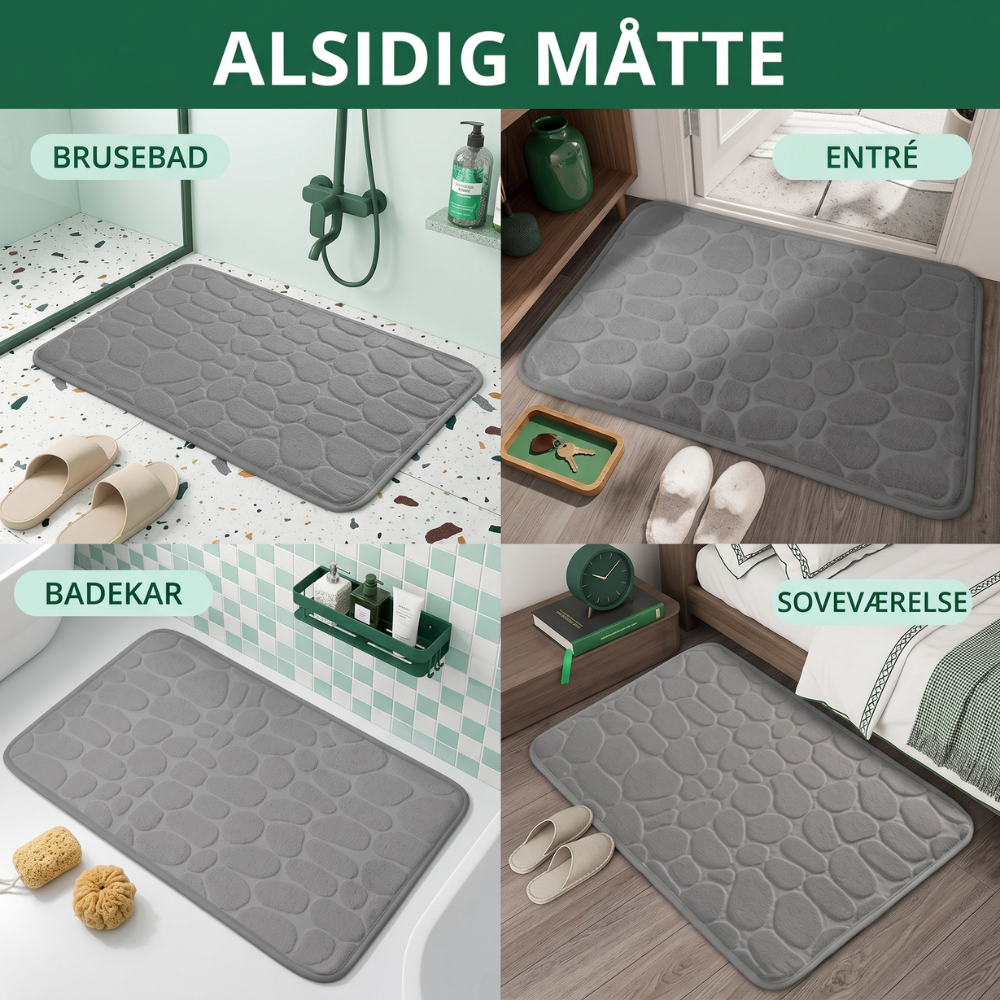 AquaDry™ – Tappeto da bagno ultra-assorbente antiscivolo