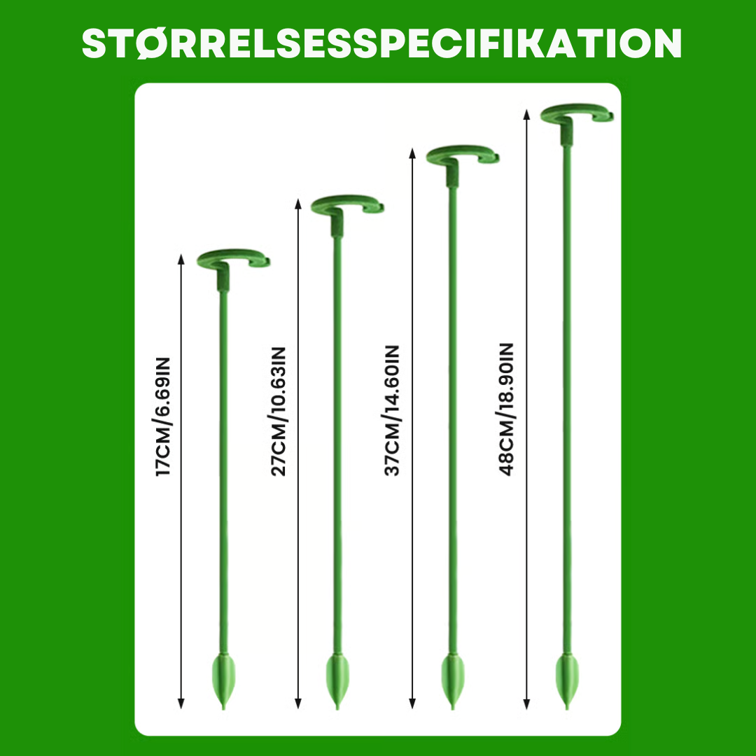 PlantGuard™ – Set di 10 Supporti per Piante Durevoli