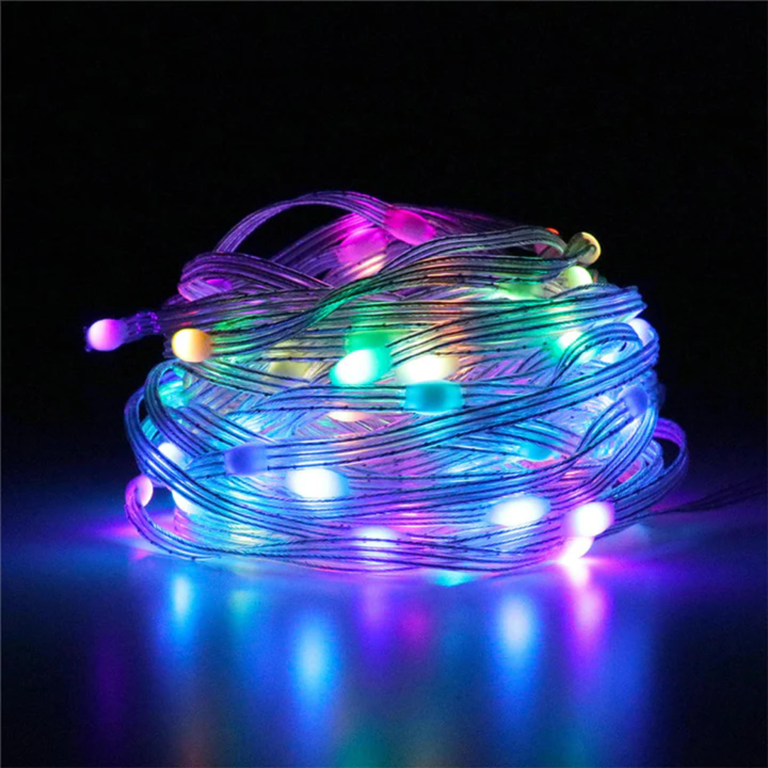 GlowVibe™ – Ghirlande LED colorate con telecomando