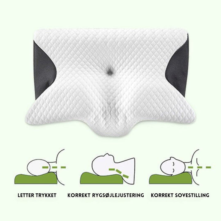 DreamNeck™ – Cuscino Ergonomico a Forma di Farfalla con Braccioli