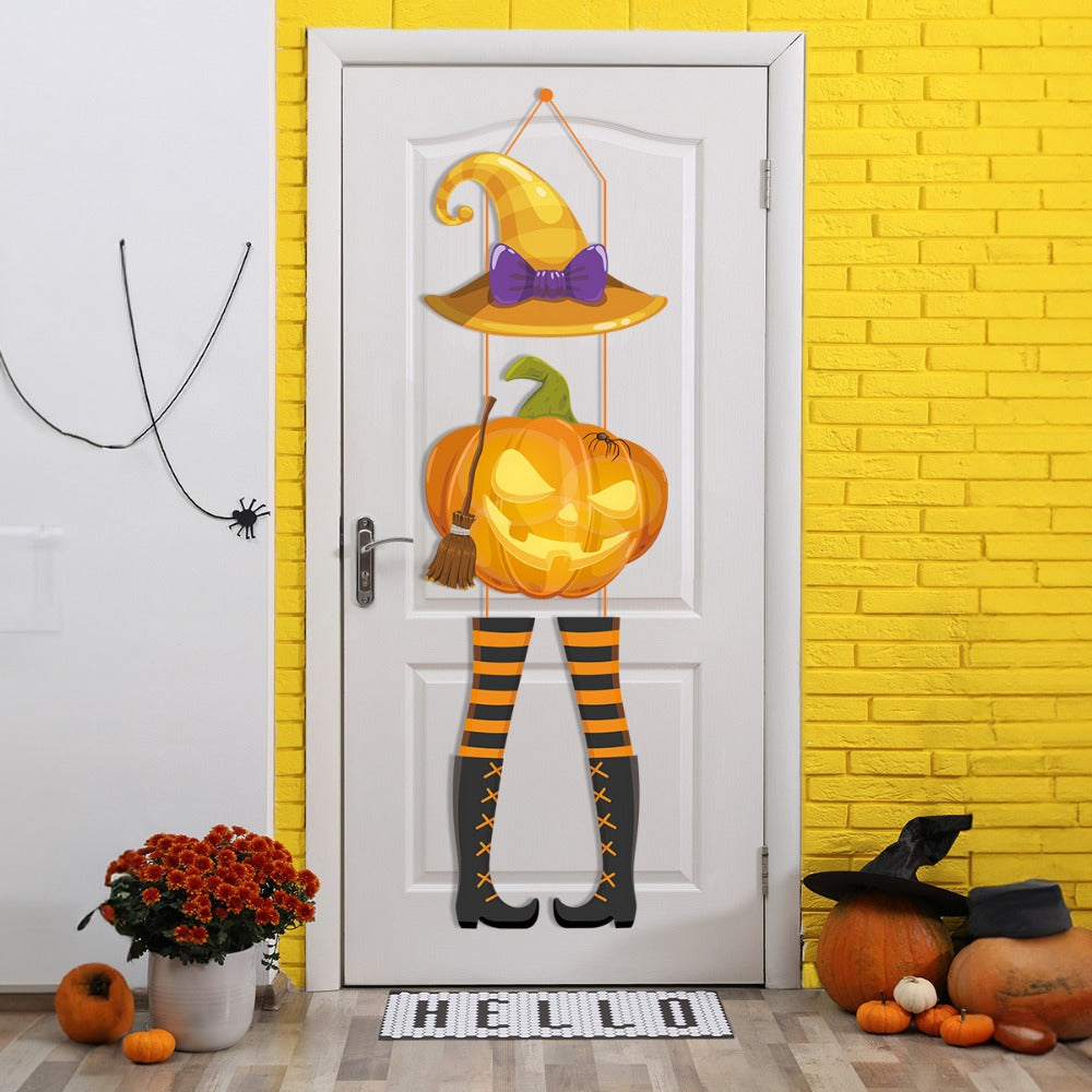 GespenstischesWillkommen™ Set di Pannelli per Porta Halloween - 3/10 pezzi