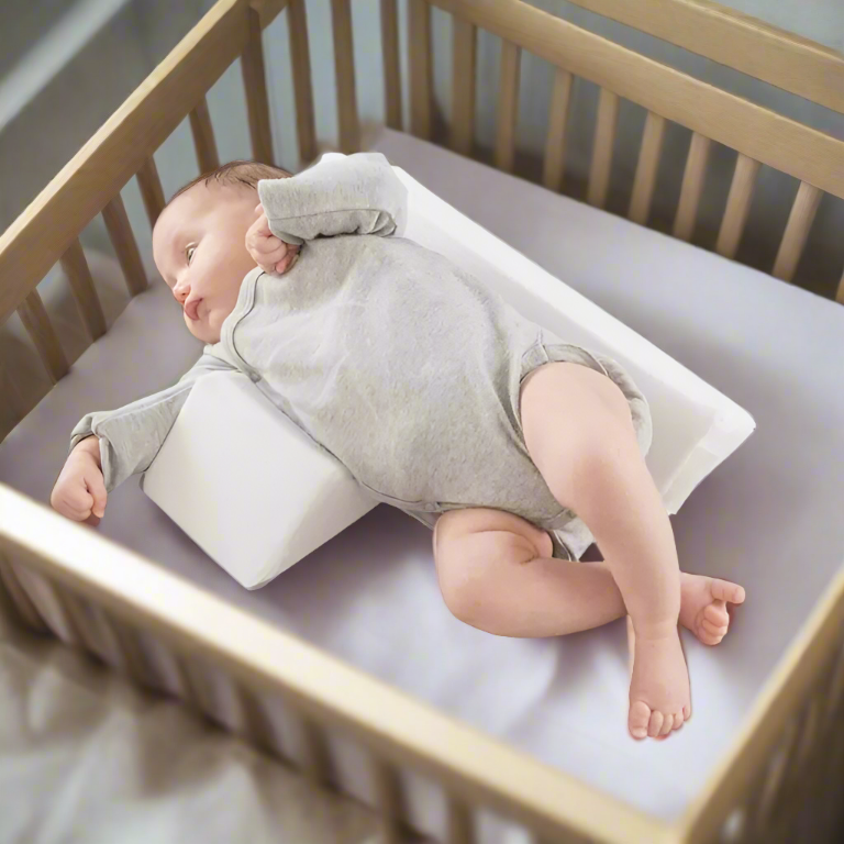 Cuscino Antiribaltamento Regolabile per Bambini - Posizionatore Ergonomico per il Sonno Laterale dei Neonati