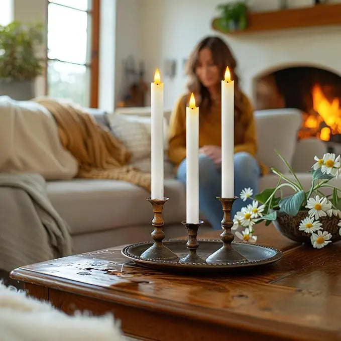 NoirFlame™ – Set di Candele LED Ricaricabili Intelligenti