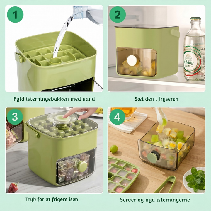 FrostBox™ – Contenitore per ghiaccio con Attivazione Rapida e Scatola di Conservazione