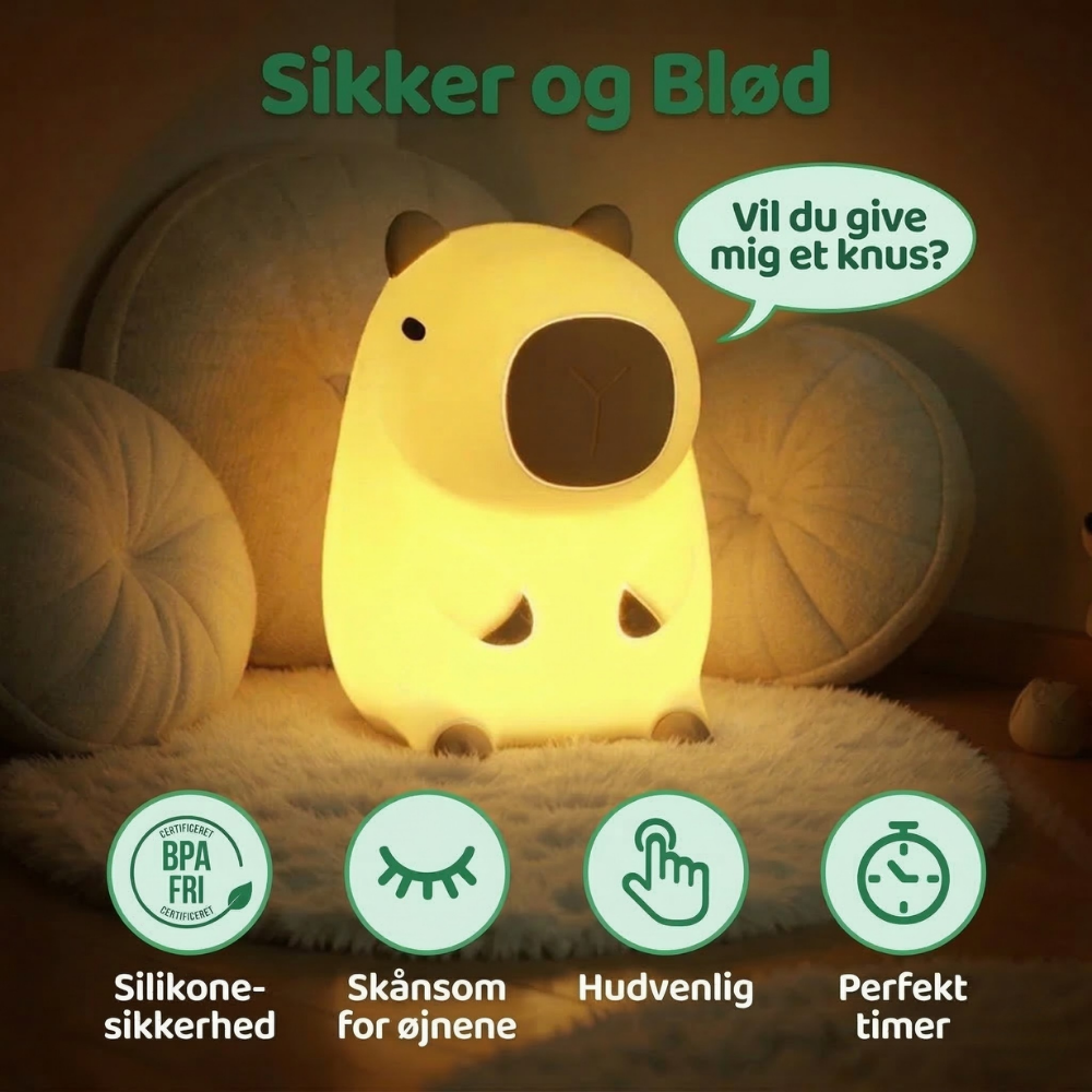 SnuggleGlow™ – Lampada Notturna LED a Forma di Animale Carino