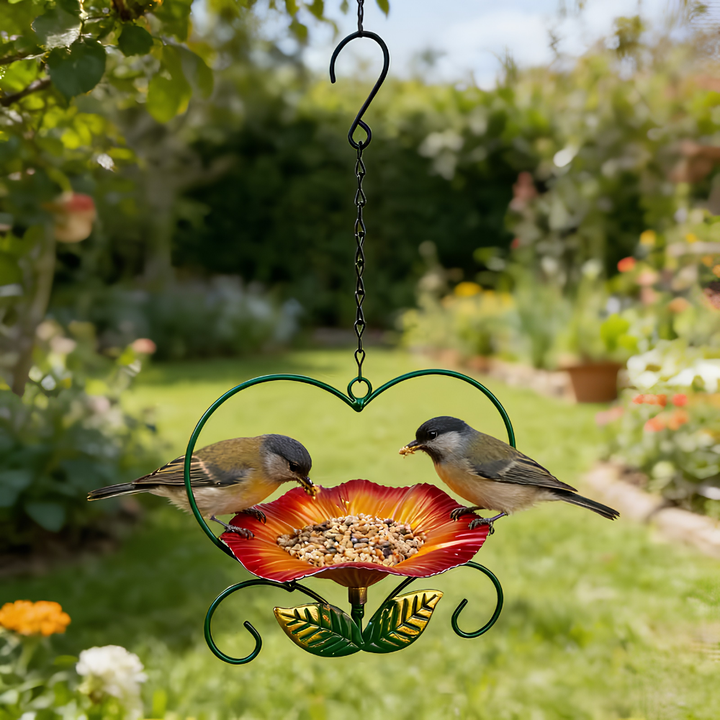 PetalPerch™ – Stazione di Nutrimento Appesa a Forma di Fiori per Uccelli