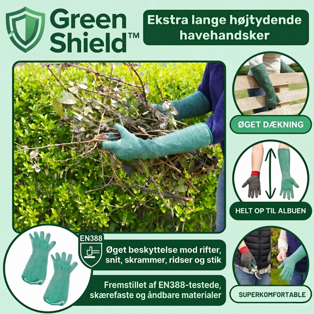 GreenShield™ – Gants de Jardin Extra Longs avec Protection Contre les Épines
