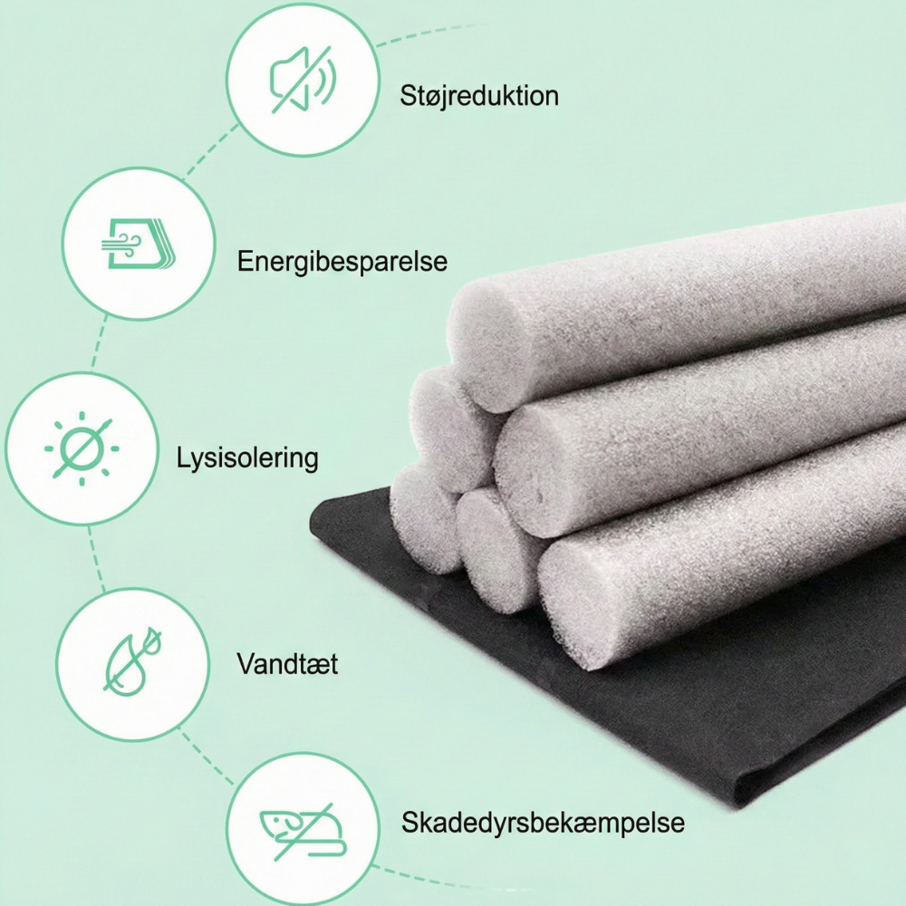 GapSeal™ – Guarnizione per porte Tovejs per il fondo della porta