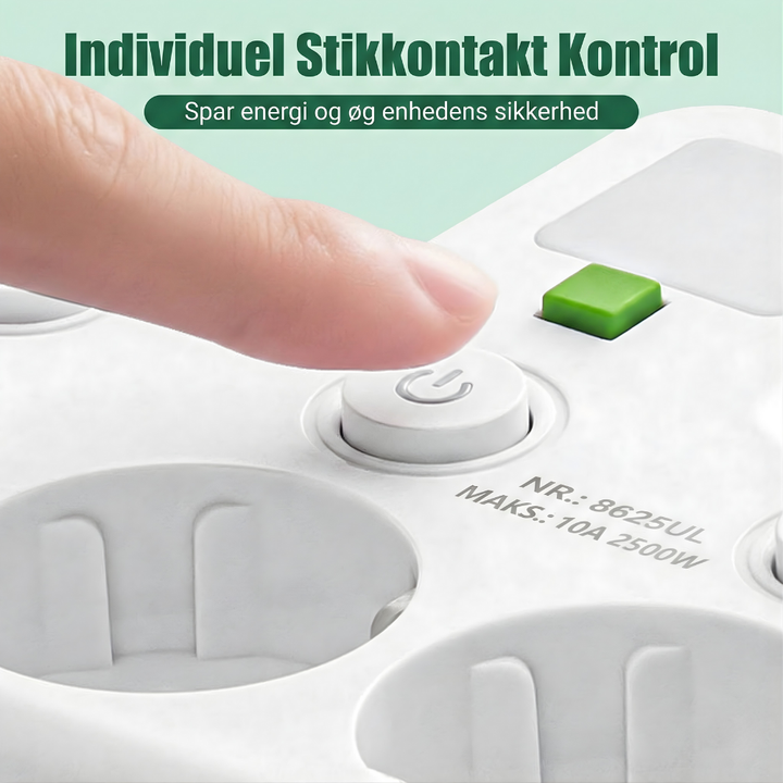 PlugWise™ – Presa multipla intelligente con hub di ricarica USB