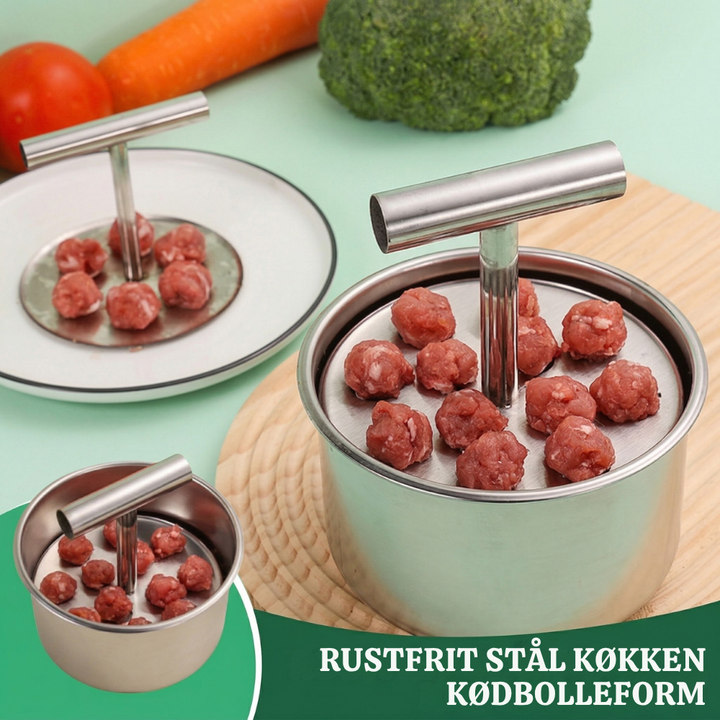 ChefRoll™ – Utensile da Cucina in Acciaio Inossidabile per Formare Polpette