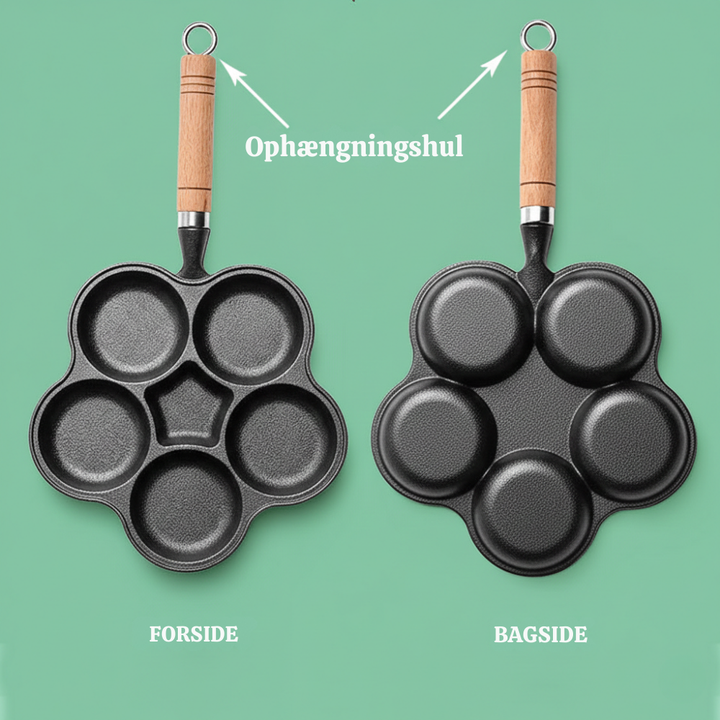 PanMaster™ – Padella per uova in ghisa antiaderente a sezioni multiple