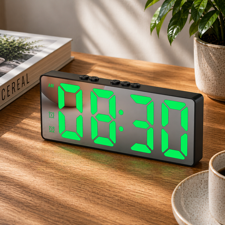 Orologio digitale LED con controllo vocale