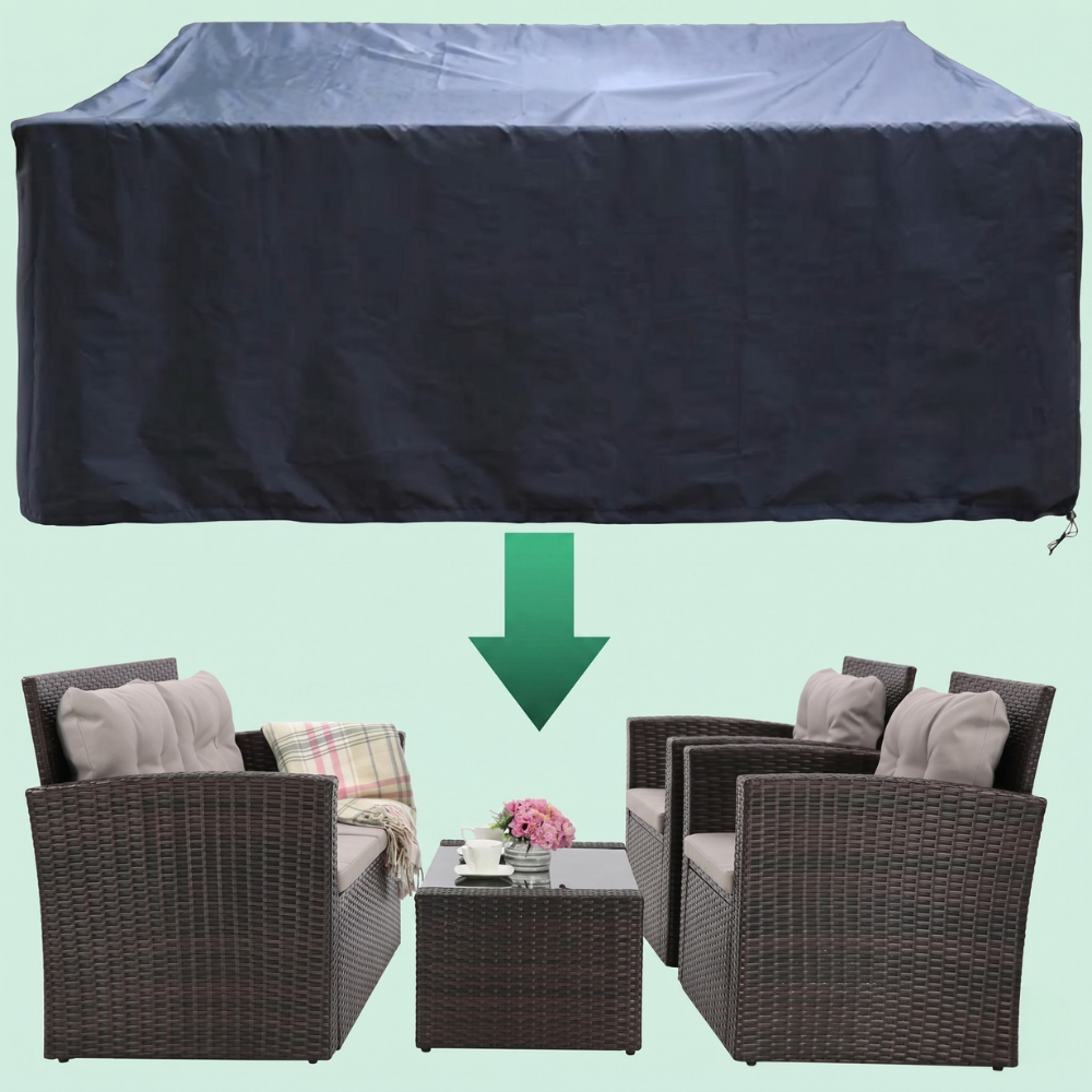 FurniShield™ – Copertura Resistente alle Intemperie per Mobili da Giardino