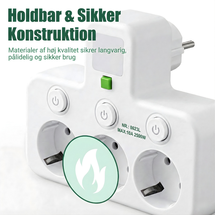 PlugWise™ – Presa Multistick intelligente Pro con Hub di Ricarica USB