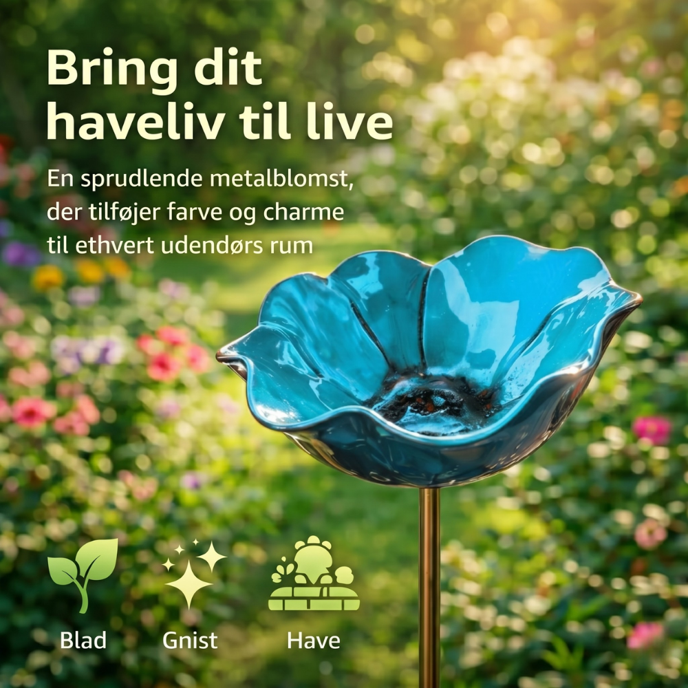 PetalHaven™ – Fontaine à oiseaux et pollinisateurs Fuglebad