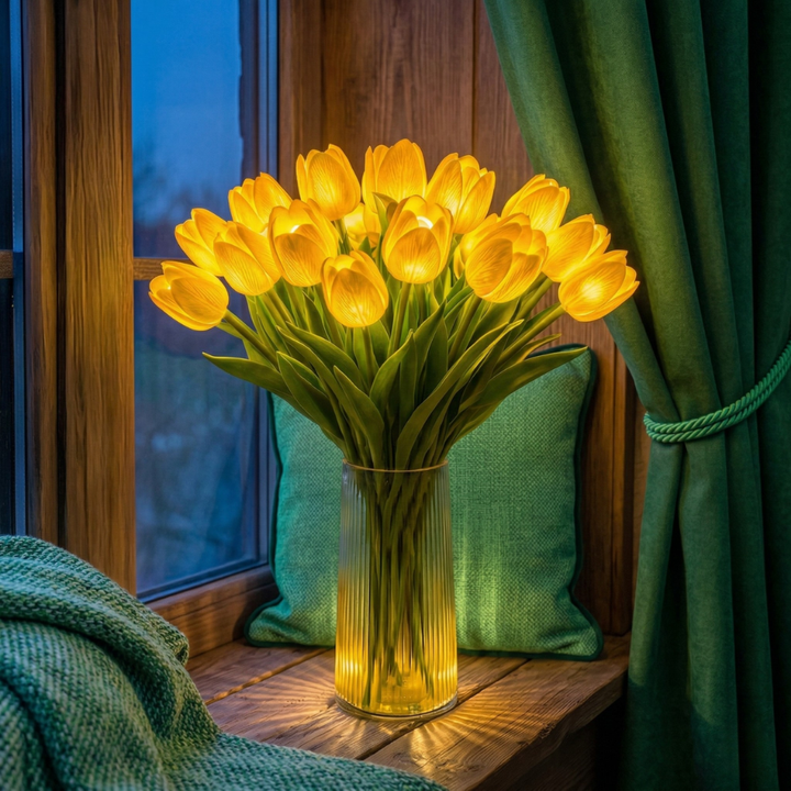 GlowPetal™ – Lampada a Tulipano LED Romantica