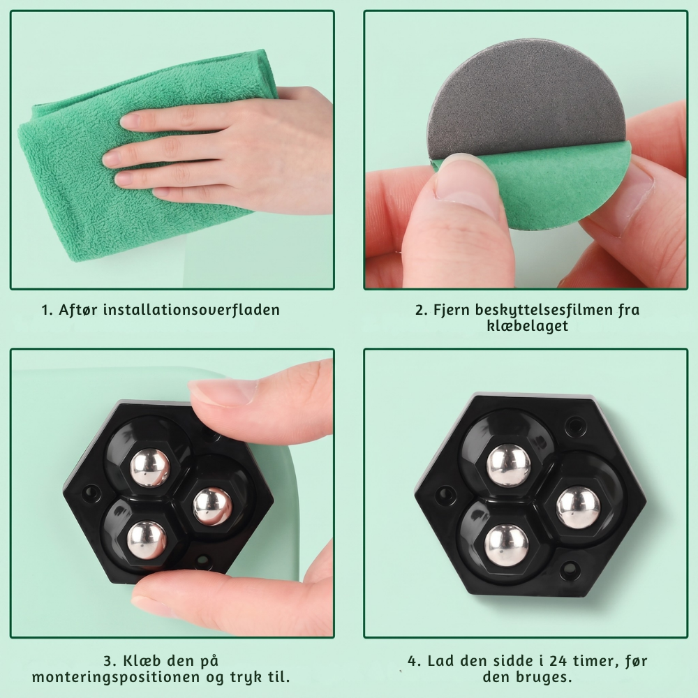 TriGlide™ – Ruote a sfere triple 360°
