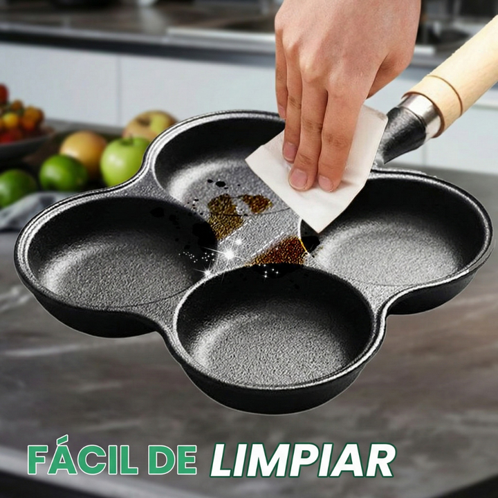 PanMaster™ – Padella per uova in ghisa antiaderente a sezioni multiple
