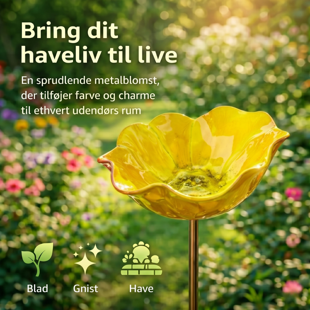 PetalHaven™ – Fontaine à oiseaux et pollinisateurs Fuglebad