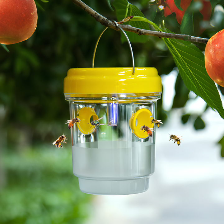WaspTrap™ – Piège à guêpes suspendu à énergie solaire avec LED