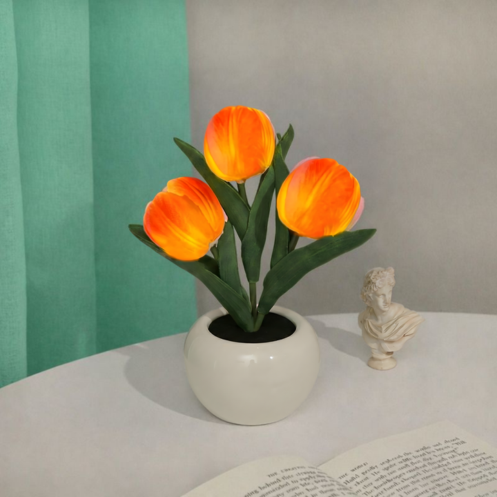 FloralLume™ – Lampada Notturna LED Tulipano Romantico