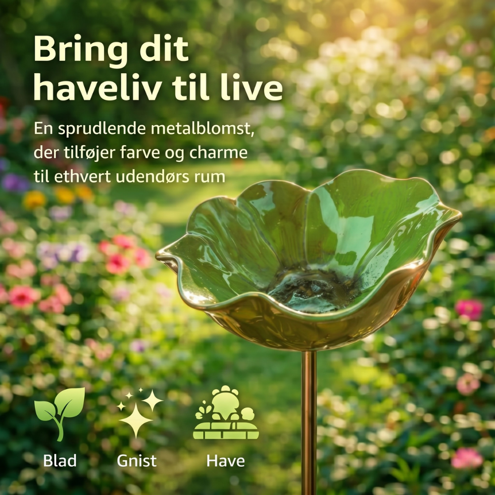 PetalHaven™ – Fontaine à oiseaux et pollinisateurs Fuglebad