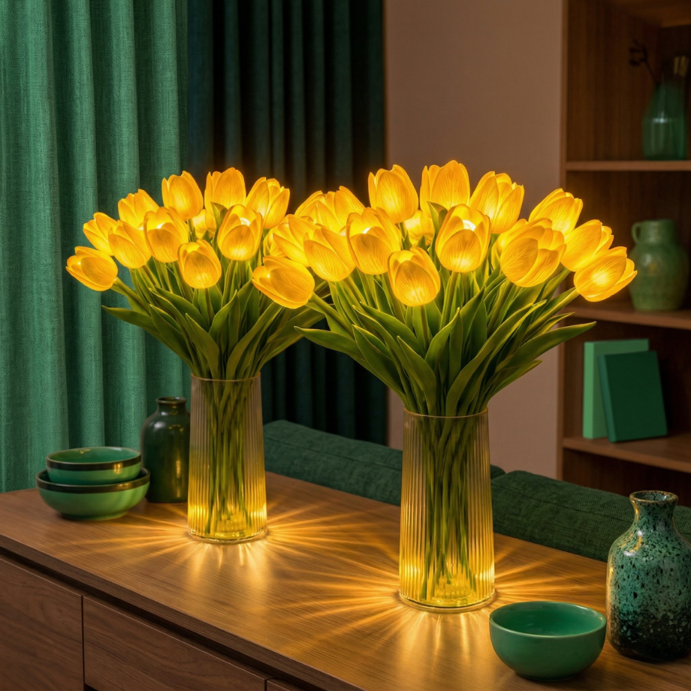 GlowPetal™ – Lampada a Tulipano LED Romantica