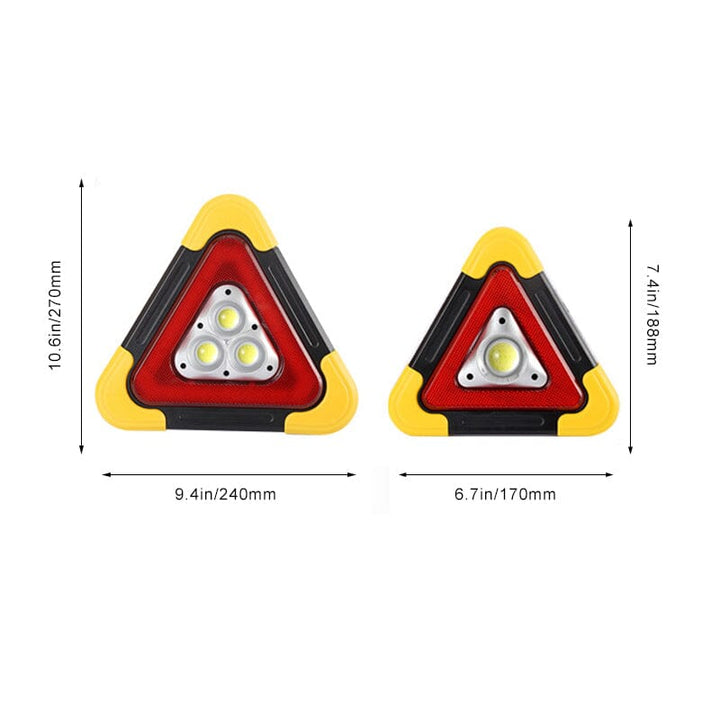 Triangolo di segnalazione LED d&